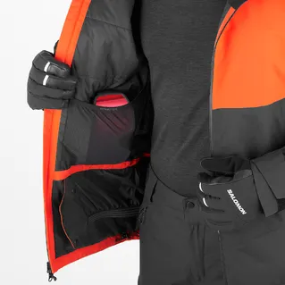 Salomon Transfer Puff Men's Jacket - Cherry Tomato 2025