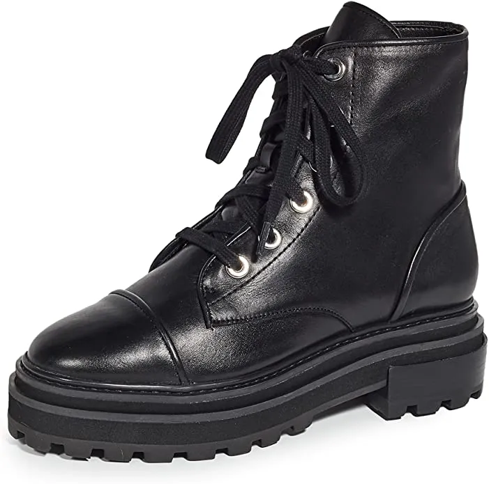 SCHUTZ Women's Maylova Boots, Black, 10 Medium US