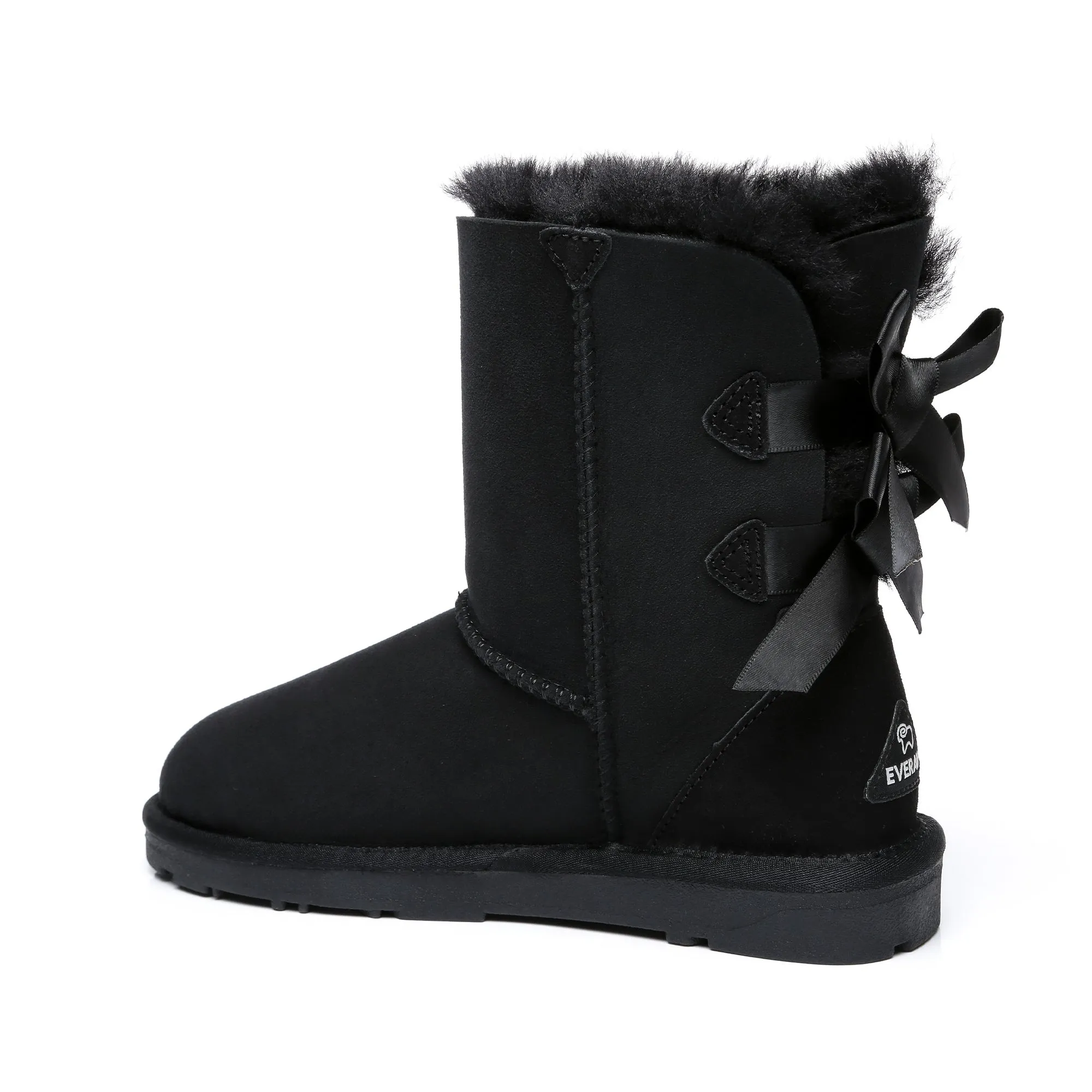 Short Double Bow Women Boots