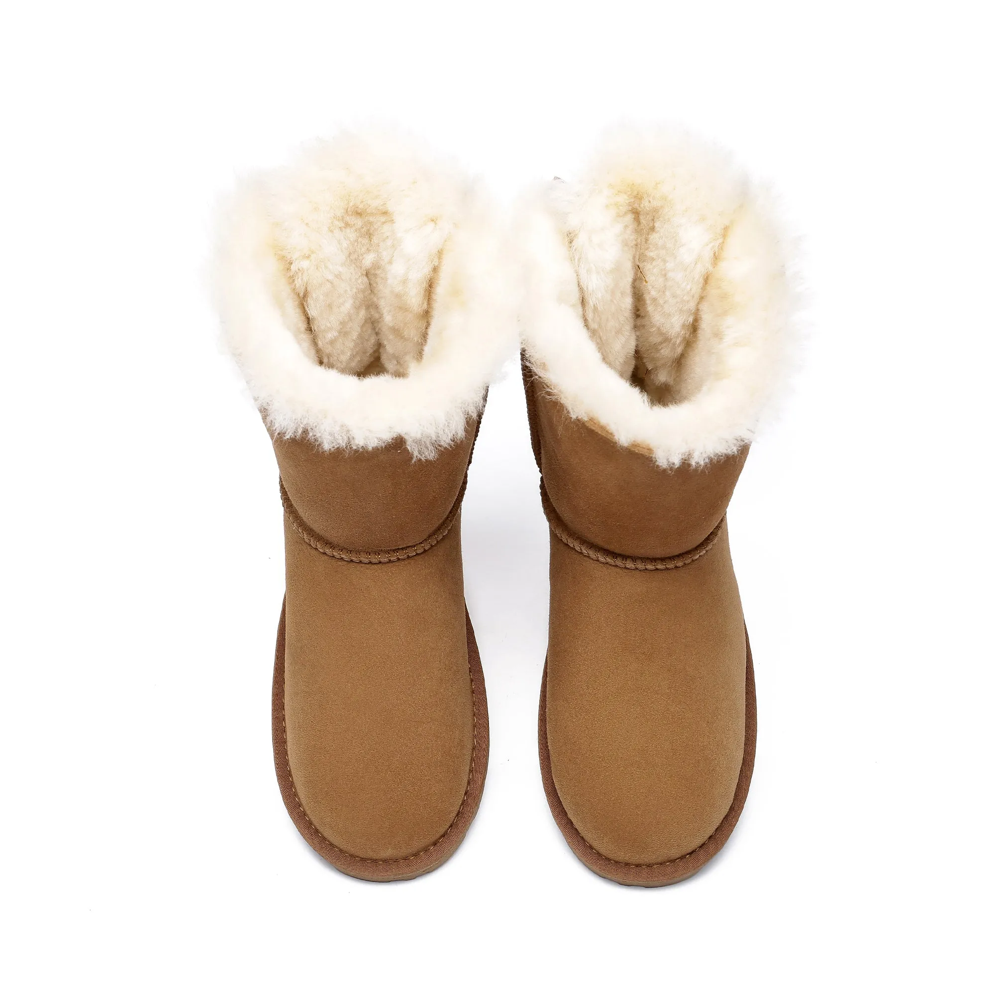 Short Double Bow Women Boots