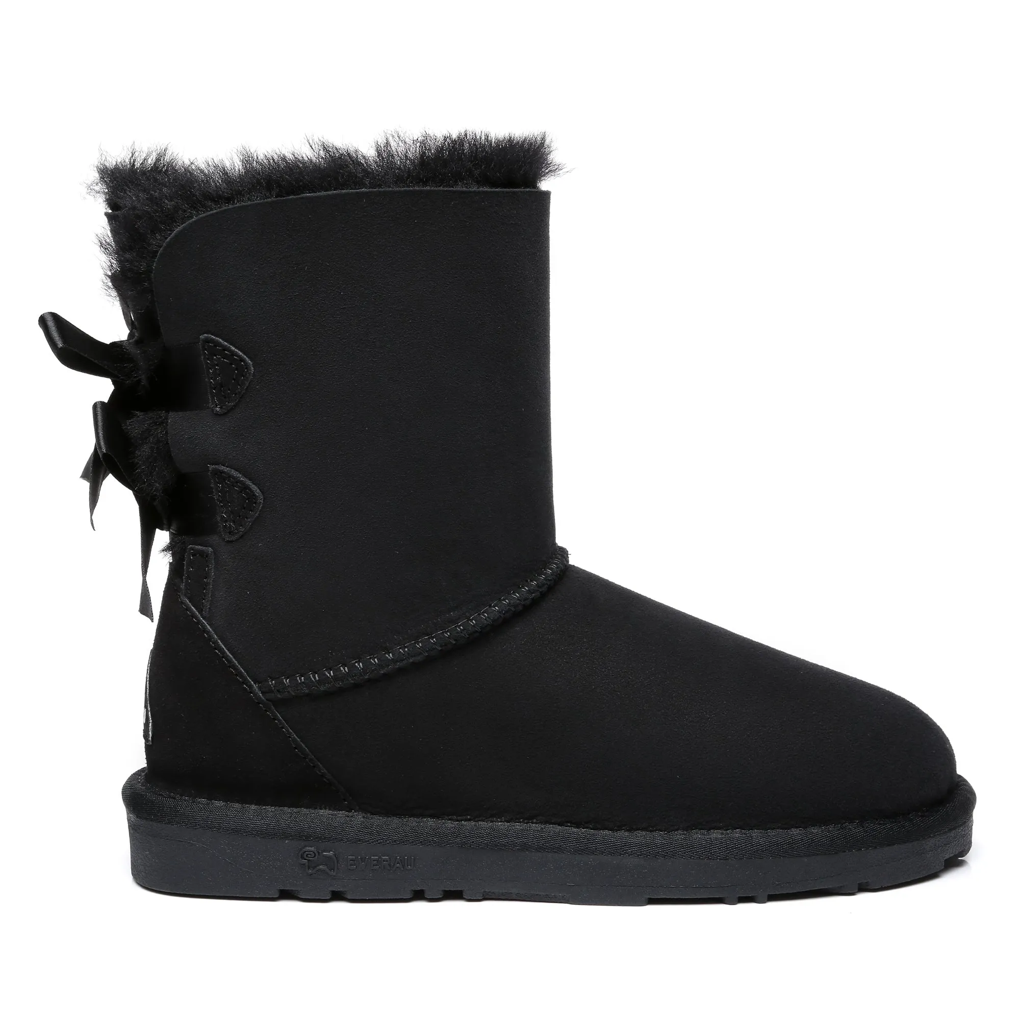 Short Double Bow Women Boots