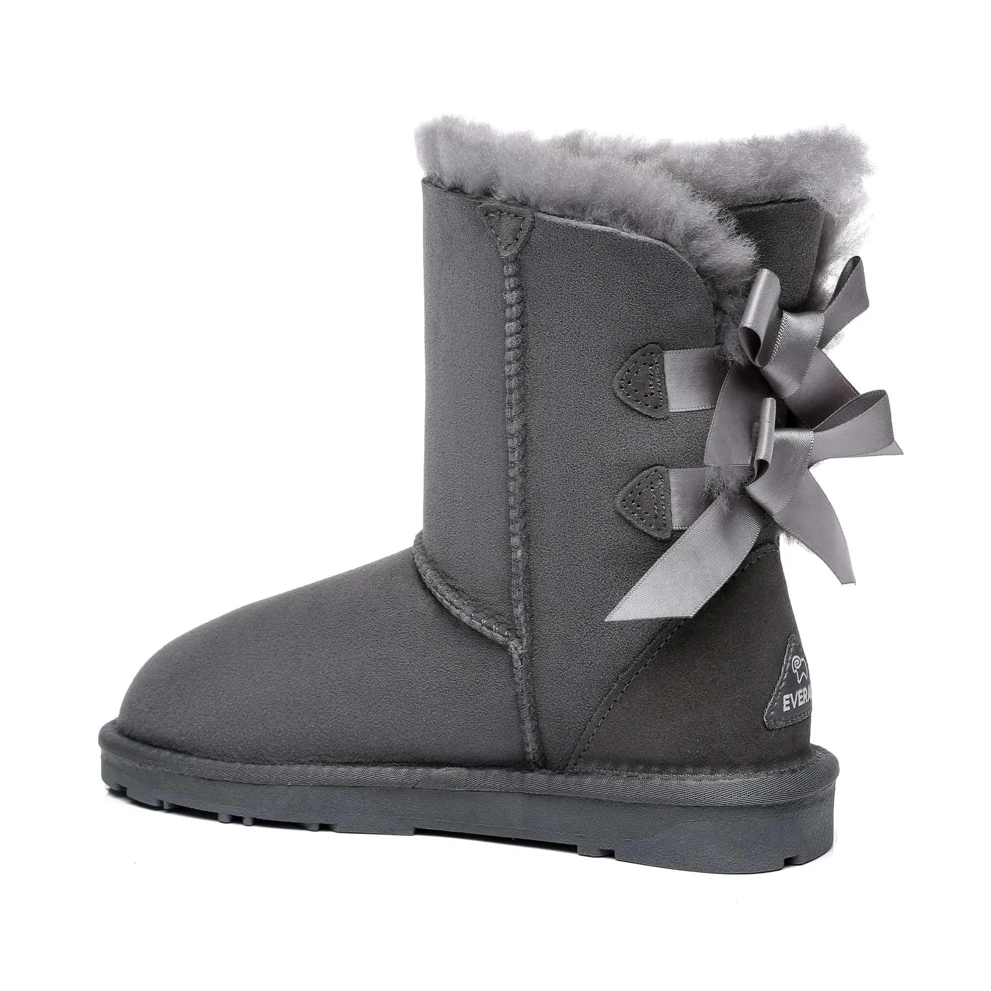 Short Double Bow Women Boots