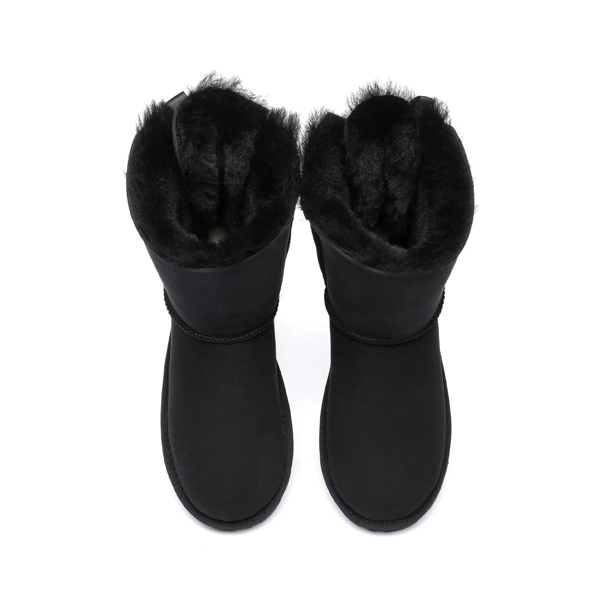 Short Double Bow Women Boots