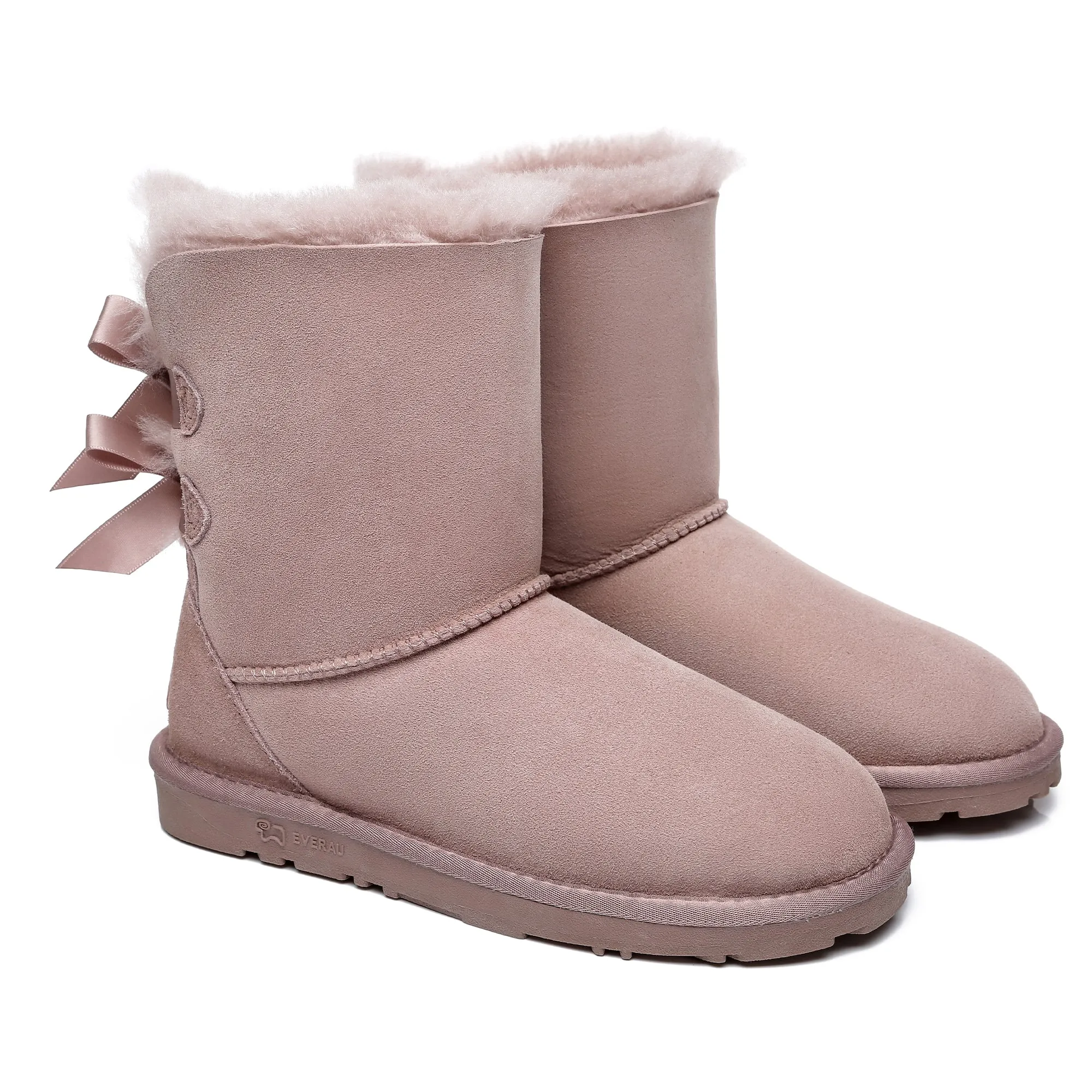 Short Double Bow Women Boots