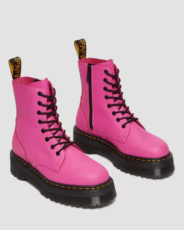 SIZE 9* Jadon Pisa Thrift Pink Platform Leather Boots