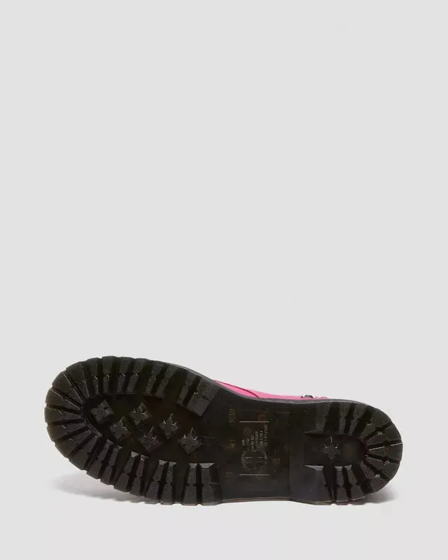 SIZE 9* Jadon Pisa Thrift Pink Platform Leather Boots