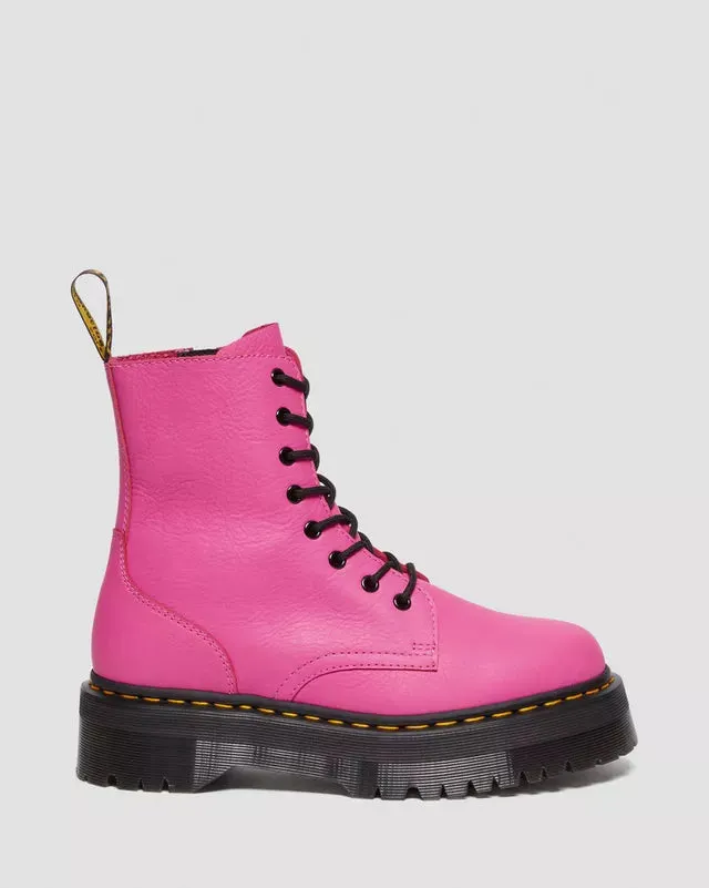 SIZE 9* Jadon Pisa Thrift Pink Platform Leather Boots