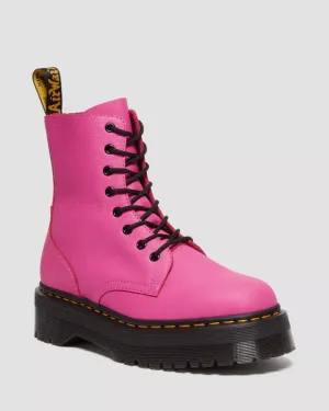 SIZE 9* Jadon Pisa Thrift Pink Platform Leather Boots