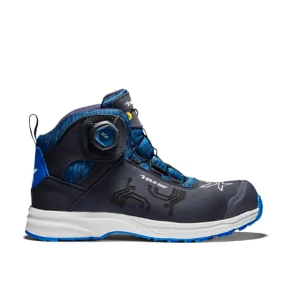 Snickers Solid Gear Blue Nautilus S3 ESD Boa Fastening Composite safety Boot -SG1002