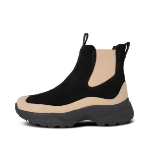 Solveig Suede Waterproof - Black/Coffee Cream