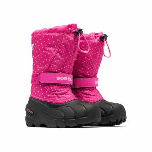 Sorel 2114092 Children's Flurry Fuchsia Print Boot
