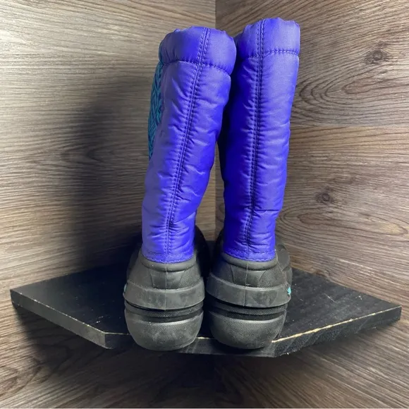 Sorel cub snowboots blue purple insulated winter