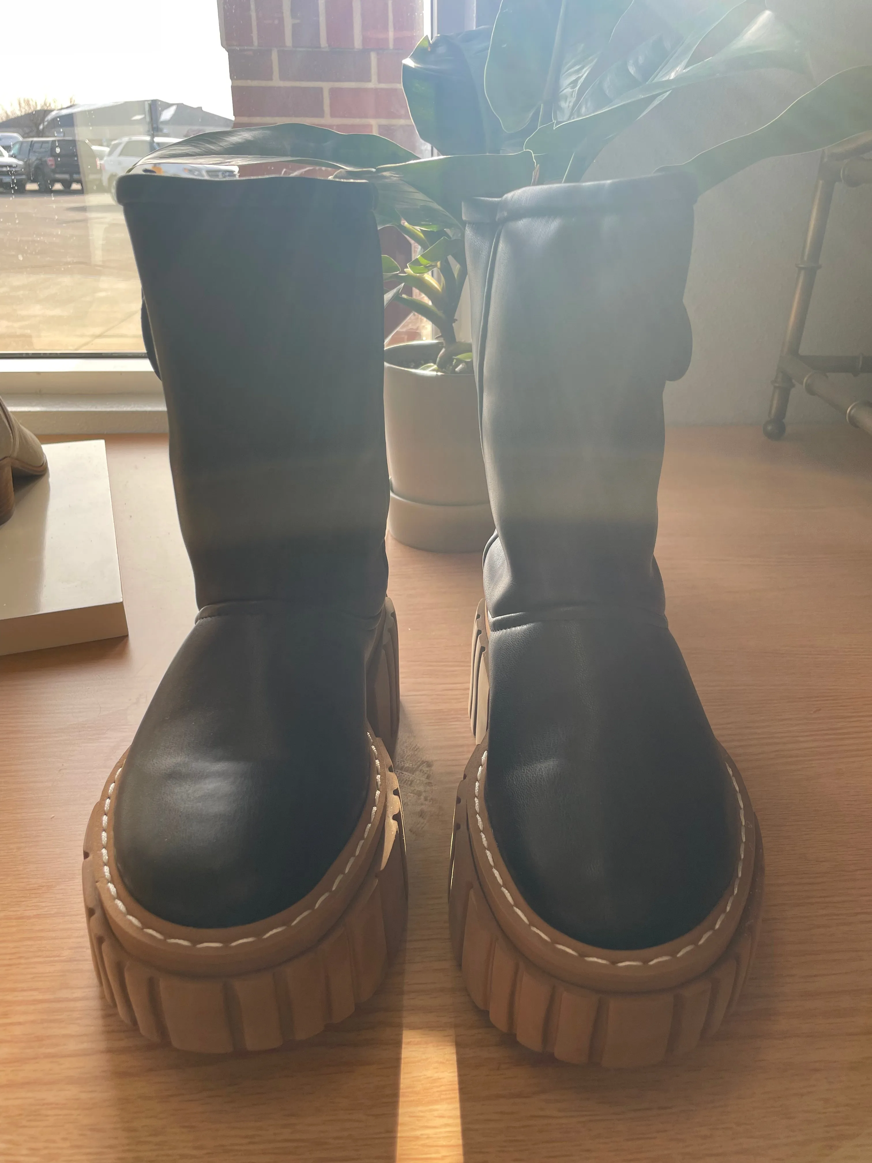 Stella McCartney "Emilie Platform Sherling" Boots