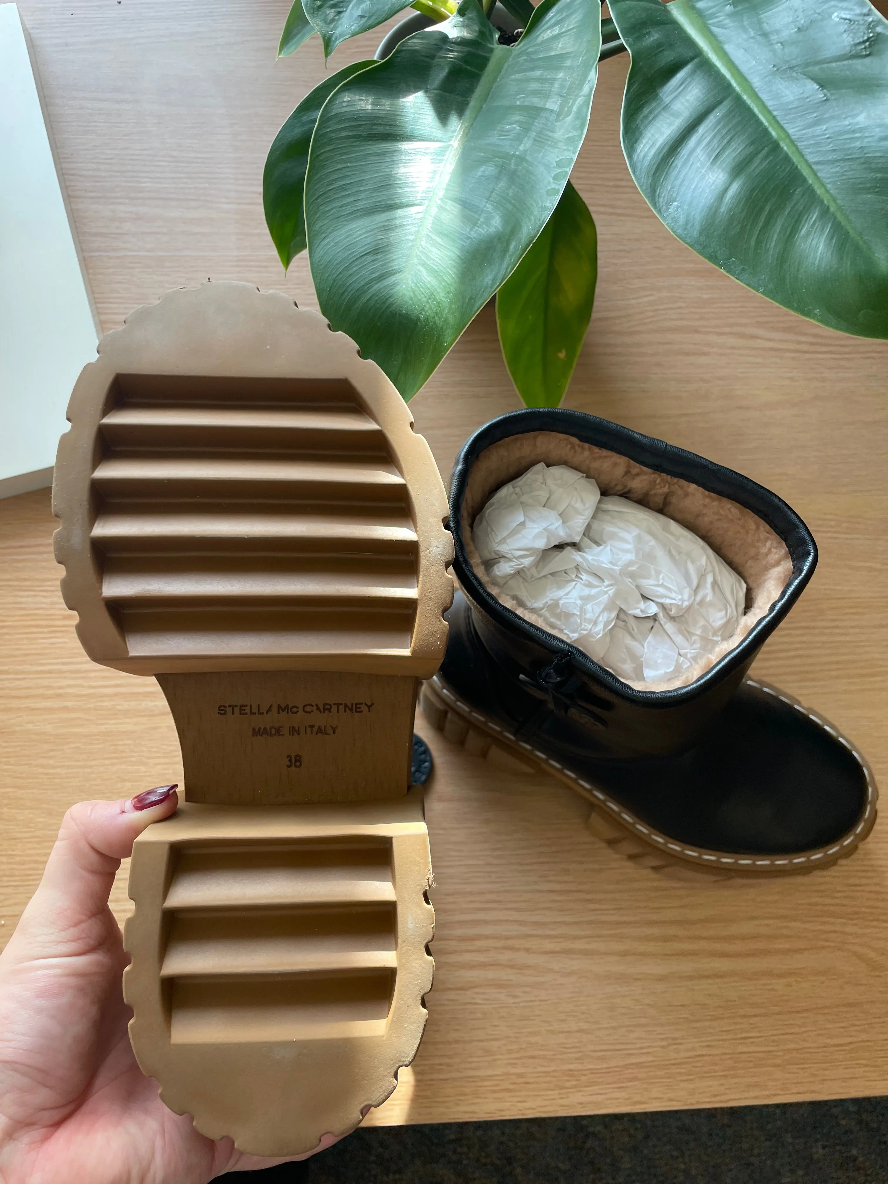 Stella McCartney "Emilie Platform Sherling" Boots