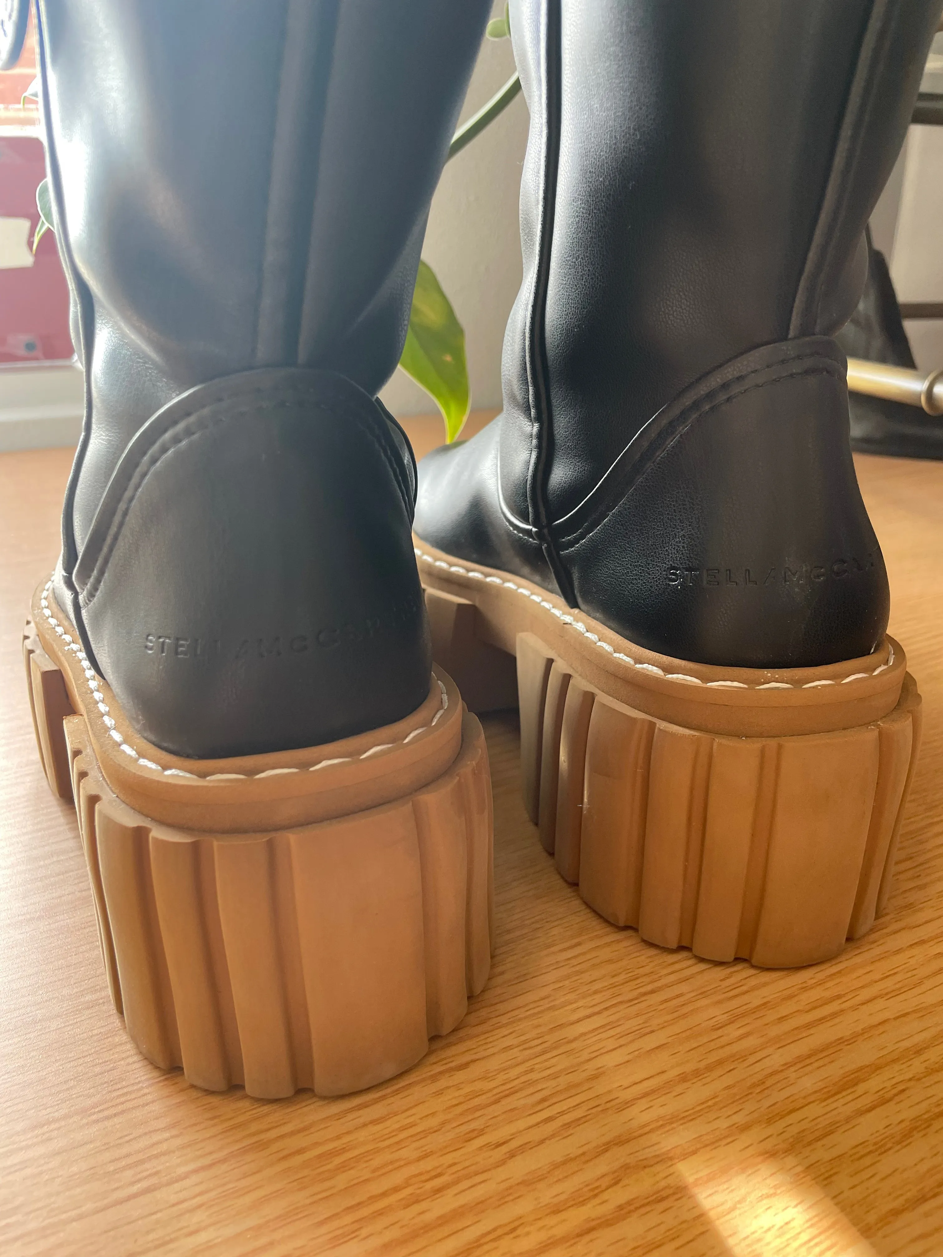 Stella McCartney "Emilie Platform Sherling" Boots