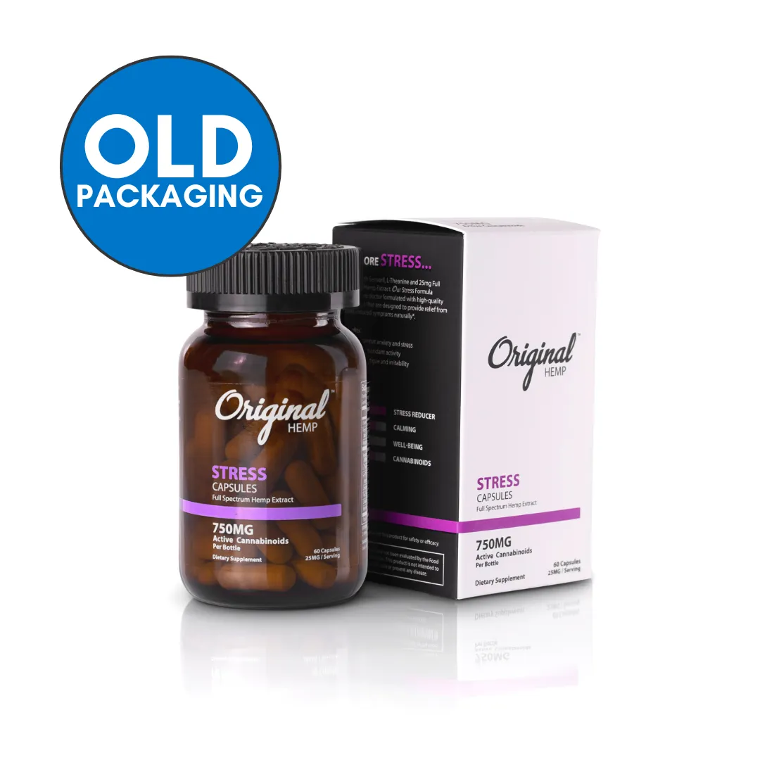 Stress Capsules | Full Spectrum CBD (750mg / 60ct)