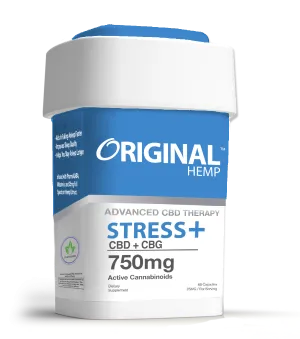 Stress Capsules | Full Spectrum CBD (750mg / 60ct)