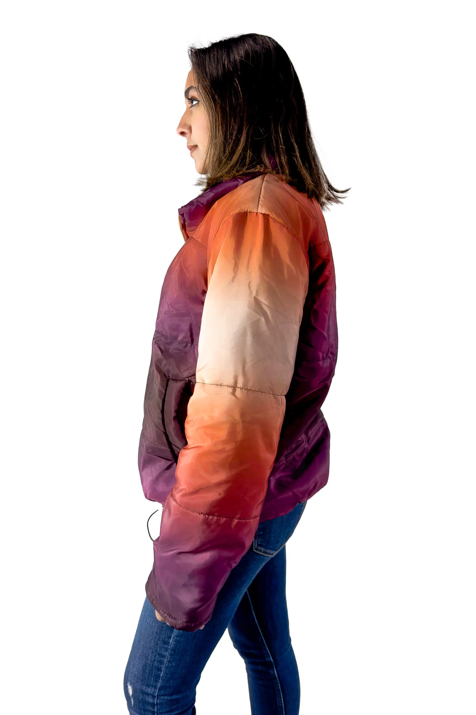 Sunset Glow Puffer Jacket