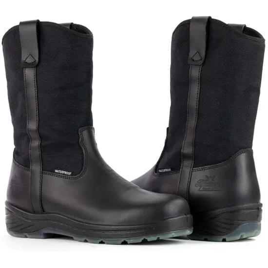Thorogood Thoro-Flex 10" Composite Toe Waterproof PR Pull-On Duty Boot - Black - 804-6136
