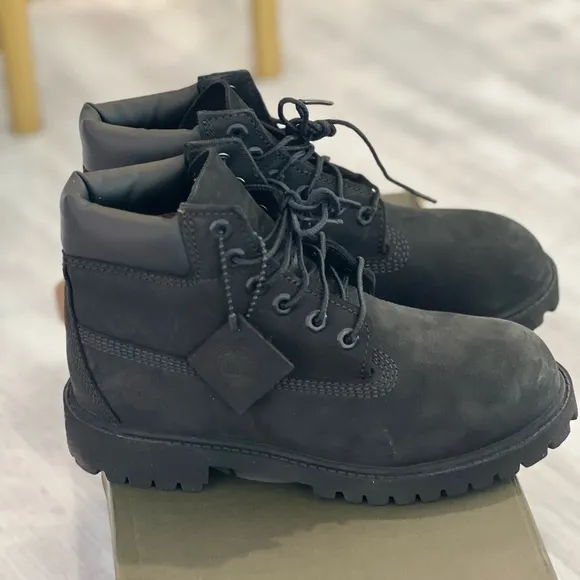 Timberland premium 6 in waterproof boot black