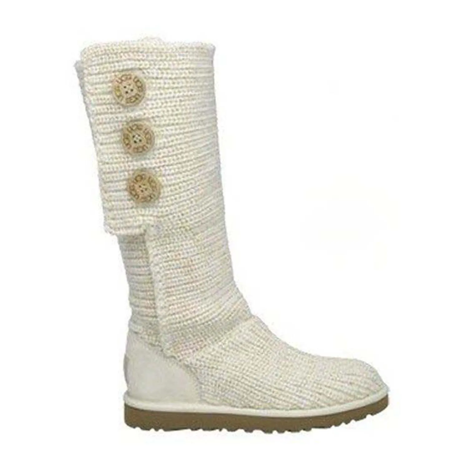 ugg classic cardy knit button boots