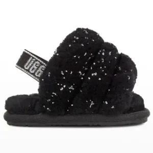 UGG Fluff Yeah Metallic Sparkle Slide