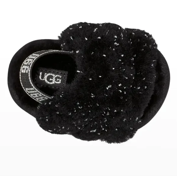 UGG Fluff Yeah Metallic Sparkle Slide
