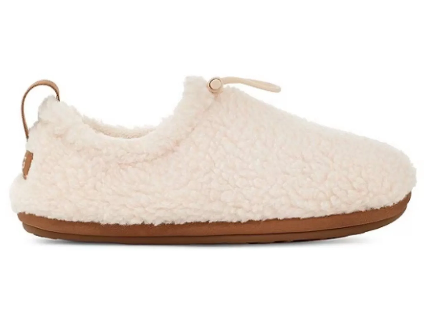 UGG: Plushy Slipper in Natural Chestnut