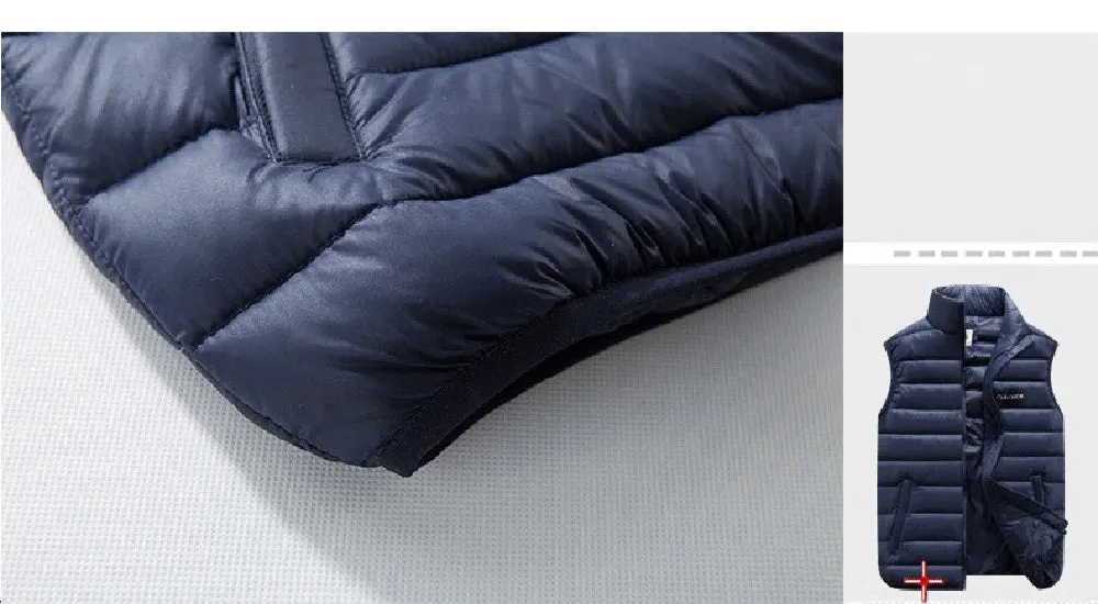 Vestaro™ | Men's Classic Down Vest | Lightweight, Insulated, Water-Resistant Design for Warmth and Comfort