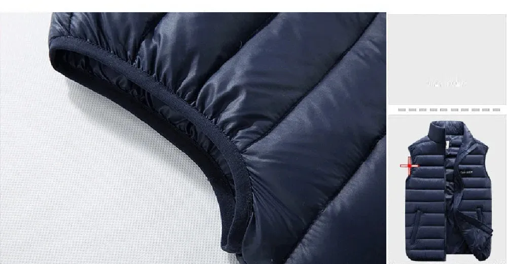 Vestaro™ | Men's Classic Down Vest | Lightweight, Insulated, Water-Resistant Design for Warmth and Comfort
