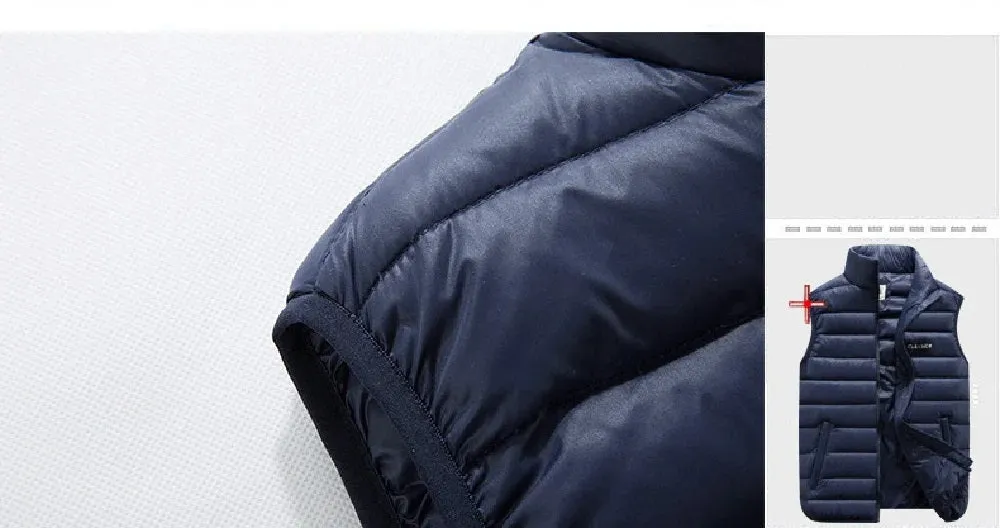 Vestaro™ | Men's Classic Down Vest | Lightweight, Insulated, Water-Resistant Design for Warmth and Comfort