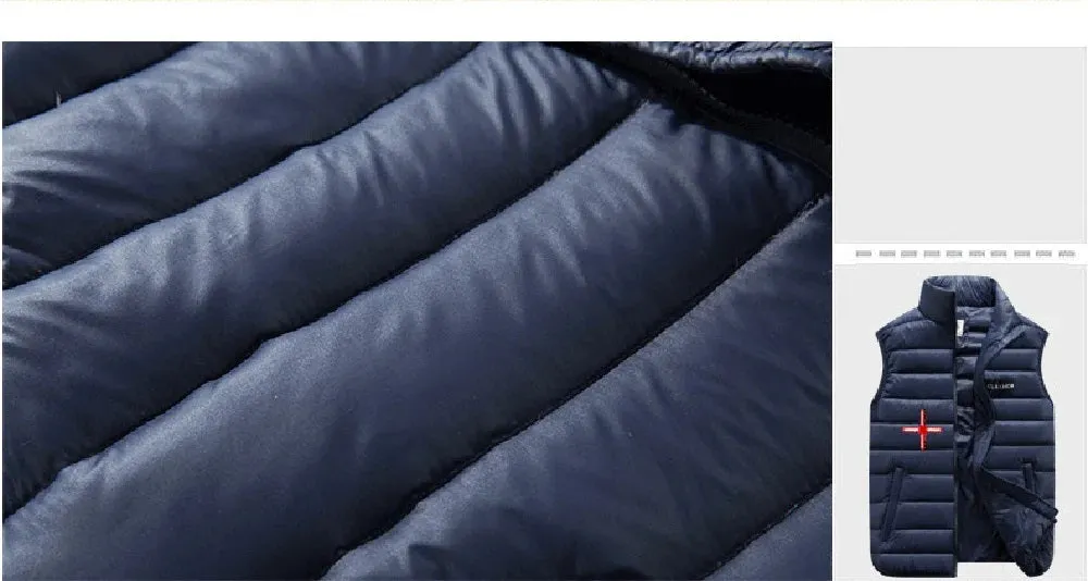 Vestaro™ | Men's Classic Down Vest | Lightweight, Insulated, Water-Resistant Design for Warmth and Comfort