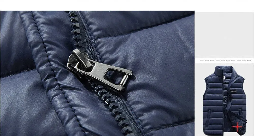 Vestaro™ | Men's Classic Down Vest | Lightweight, Insulated, Water-Resistant Design for Warmth and Comfort