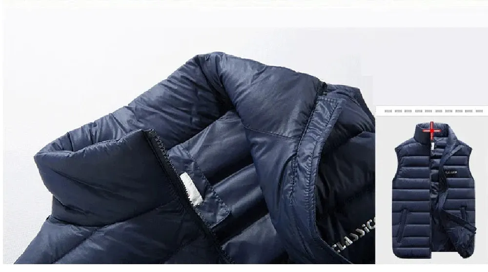 Vestaro™ | Men's Classic Down Vest | Lightweight, Insulated, Water-Resistant Design for Warmth and Comfort