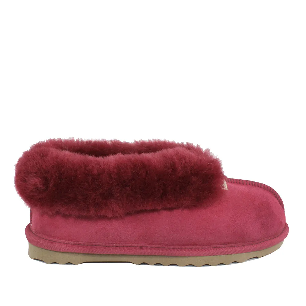 WARATAH UGG® Australian Made Sheepskin Slipper - Ruby