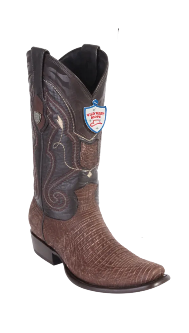 Wild West Botas de Armadillo Horma Dubai Toe Sand Brown