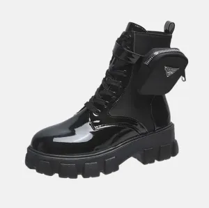 Women's Combat Platform Boots