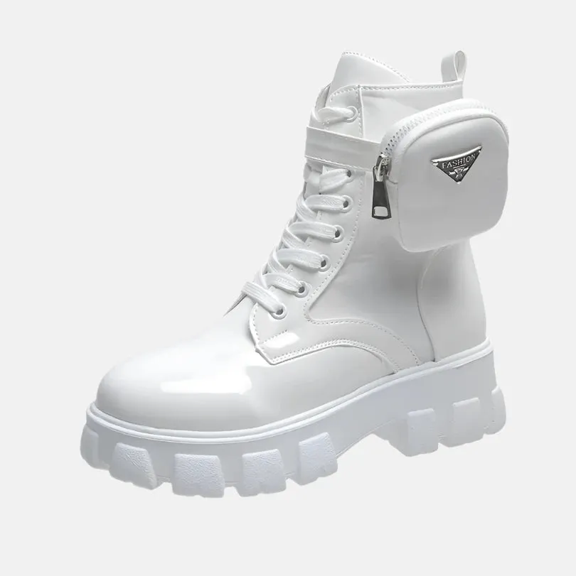 Women's Combat Platform Boots