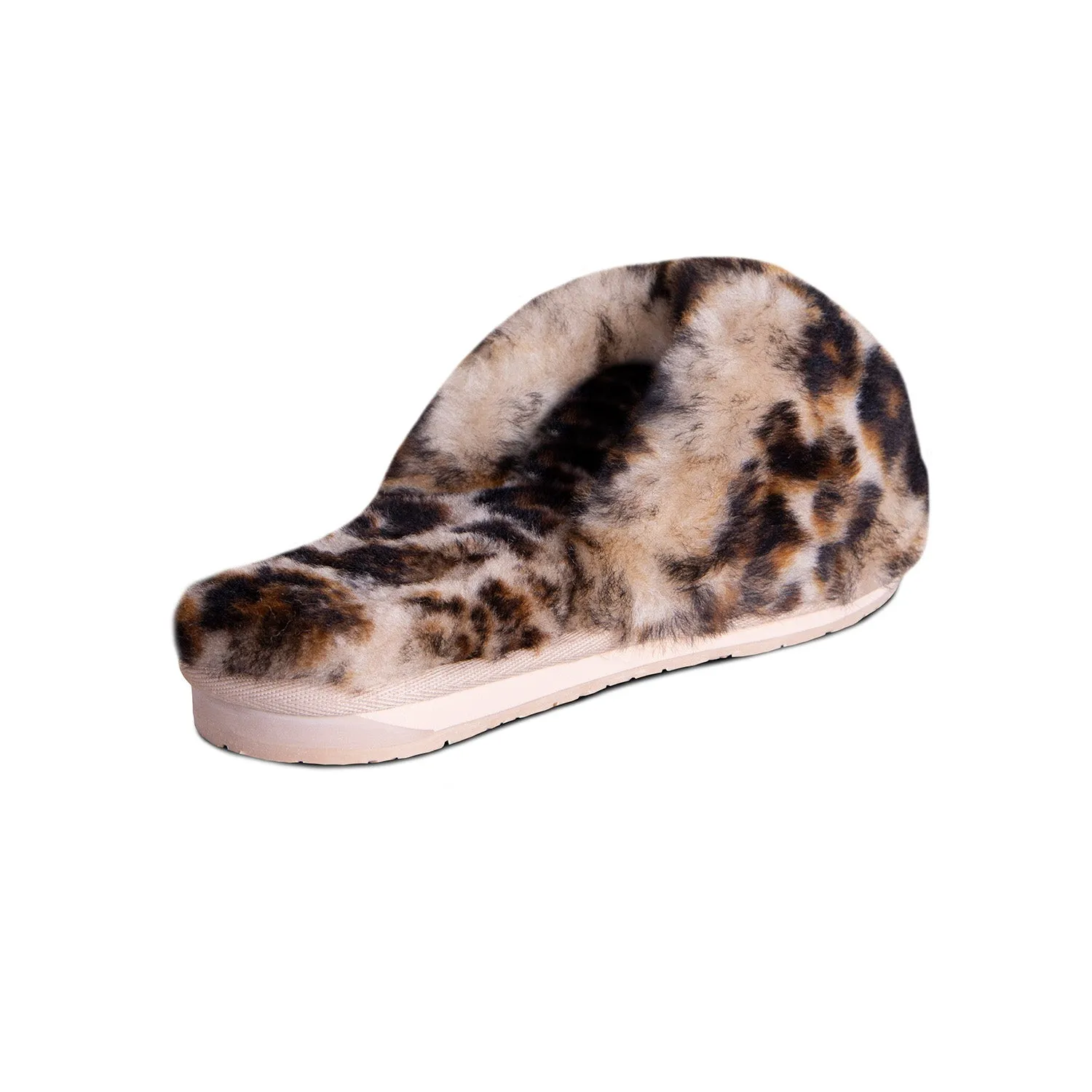 Women's Emma Sheepskin Slipper Leopard