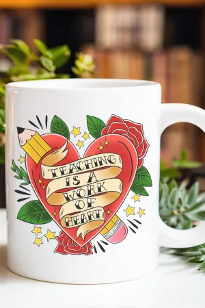 Work Of Heart Roses Ceramic Mug